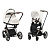 Коляска 2 в 1 Cybex Priam IV Rosegold Off White